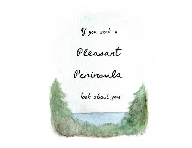 Pleasant Peninsula Print
